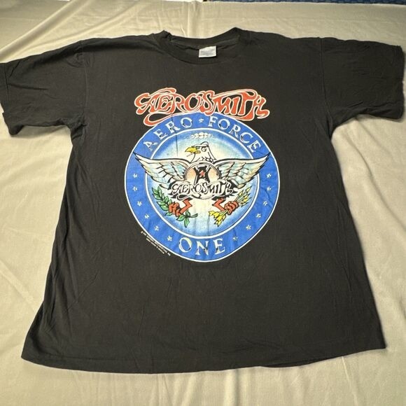 Vintage 1989 Aerosmith Concert Shirt Pump Tour Aero Force One XL