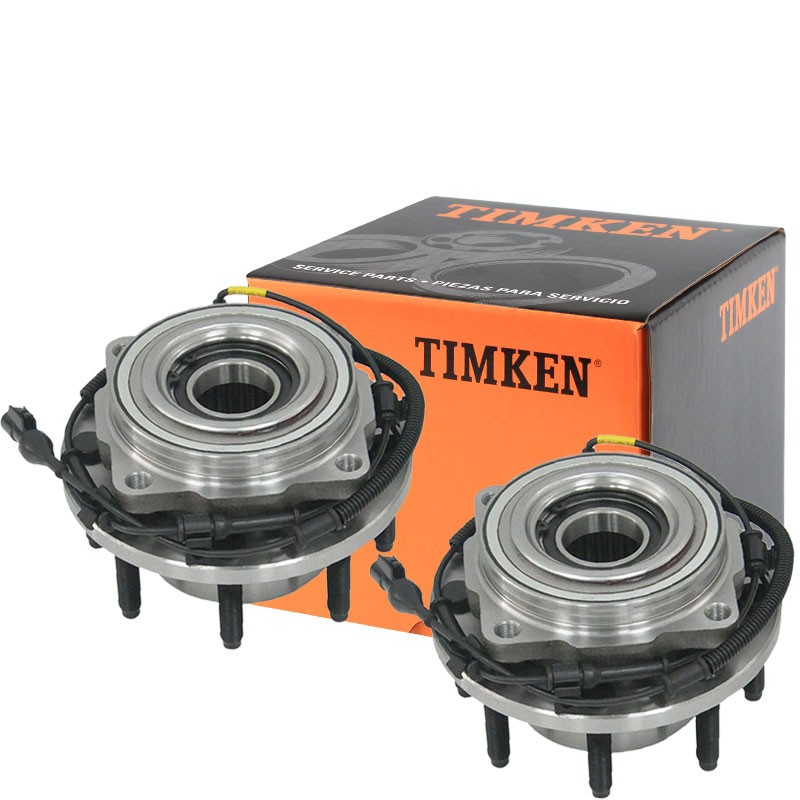 4WD TIMKEN Front Wheel Bearing & hub Pair For 05-10 Ford F-250 F-350 Super Duty