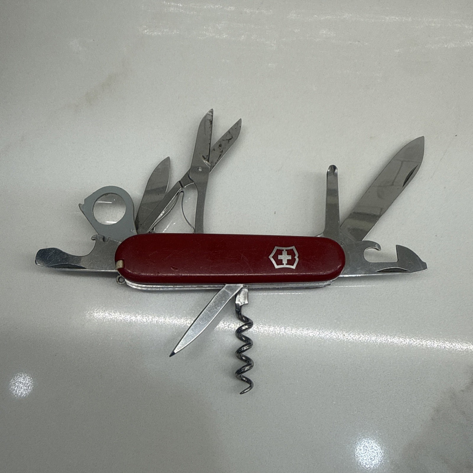 Victorinox Swiss Rostfrei Officier Suisse Camping Knife - No Tweezers - FastShip