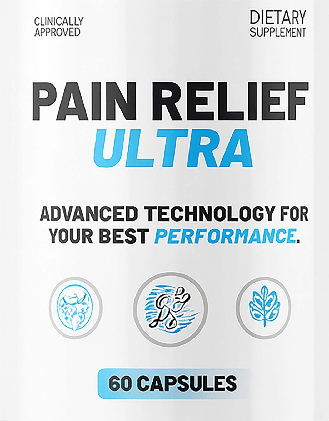 Pain Relief Ultra Formula Dietary Supplement 60 Capsules