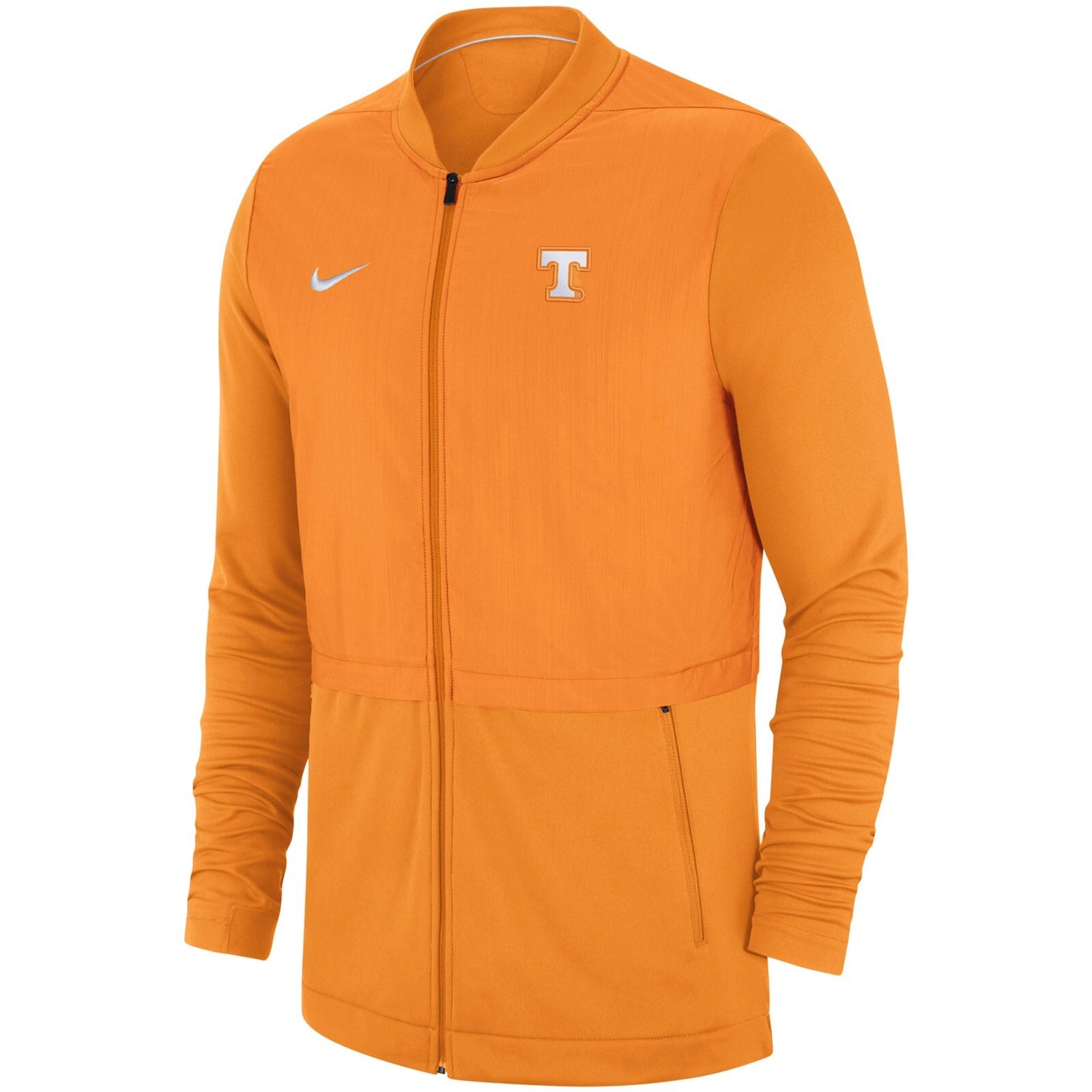 Nike Men’s Tennessee Volunteers Full Zip Coaches Sideline Hybrid Jacket Large L