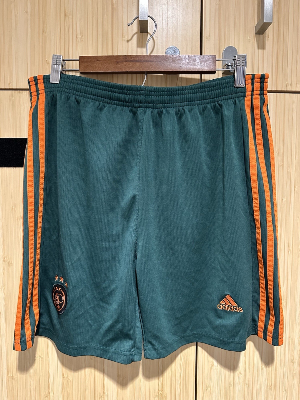 Vintage Adidas Ajax Amsterdam Soccer Shorts Men’s Size M Green Vintage Adidas Ajax Amsterdam Soccer Shorts Men’s Size M Green