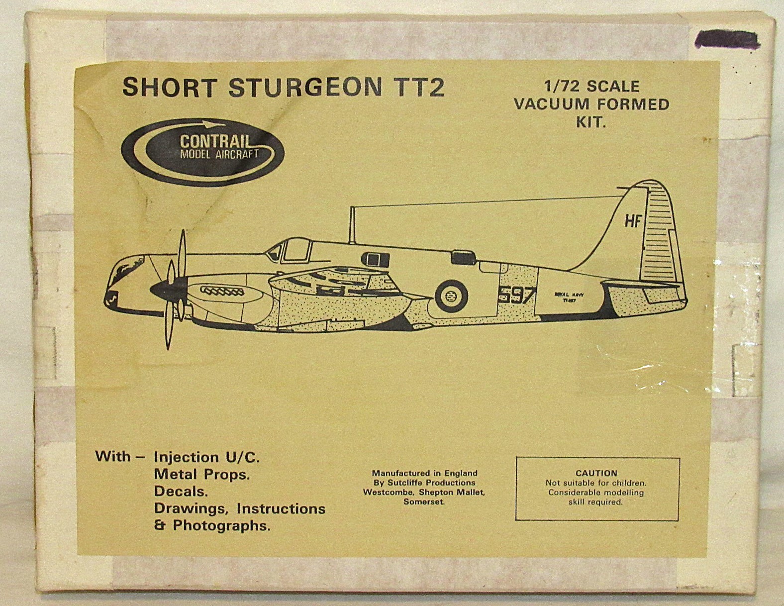 Contrail Short Sturgeon TT2 1:72 NIB Parts Sealed 'Forest Creek Gems'