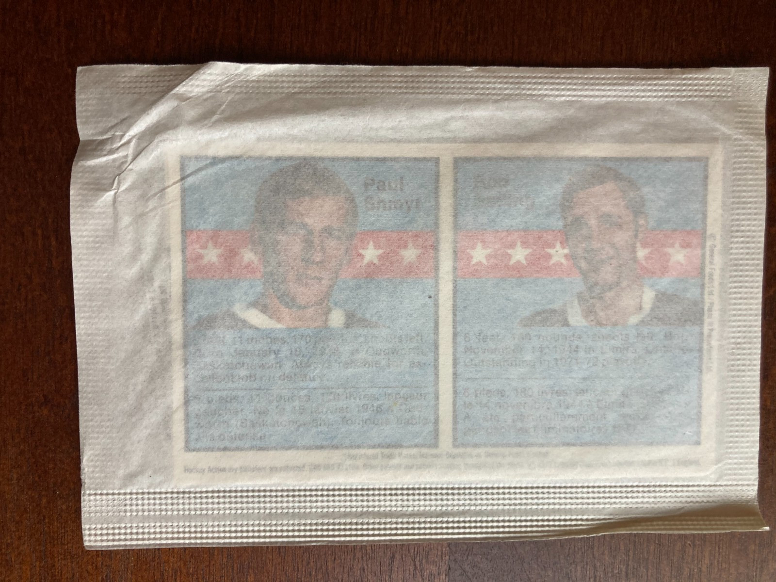 1972-73 Post Bobby Orr\'s Hockey Action Transfers Paul Shmyr Rod Seiling #6 1972-73 Post Bobby Orr\'s Hockey Action Transfers Paul Shmyr Rod Seiling #6