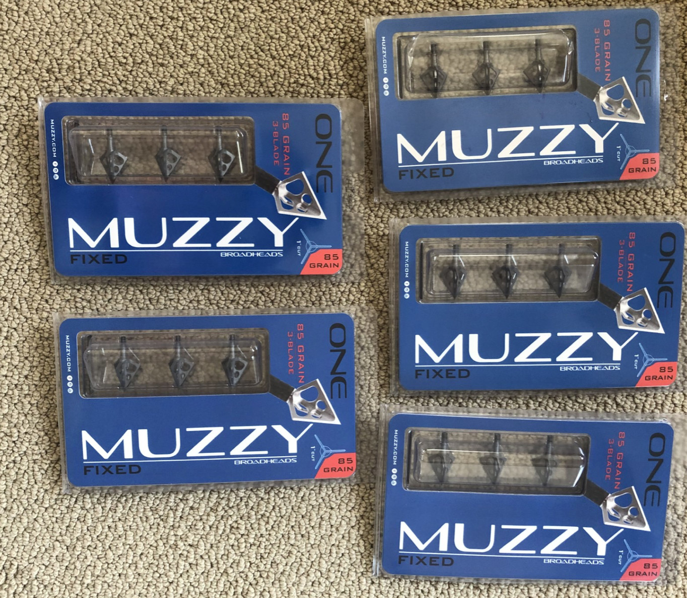 Muzzy - ONE 3 Blade 85 g Broadhead, 1 