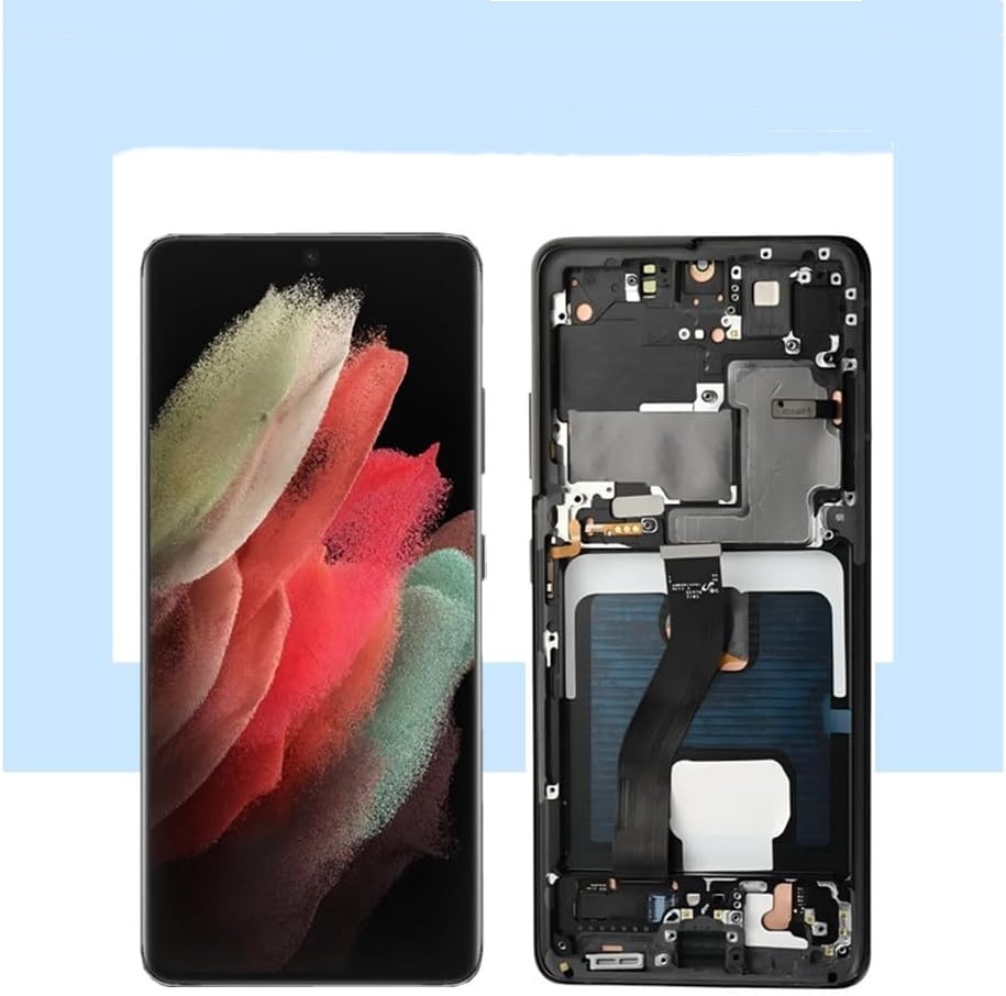 OEM For Samsung Galaxy S21 Ultra LCD Display Touch screen Digitiger Frame Glass