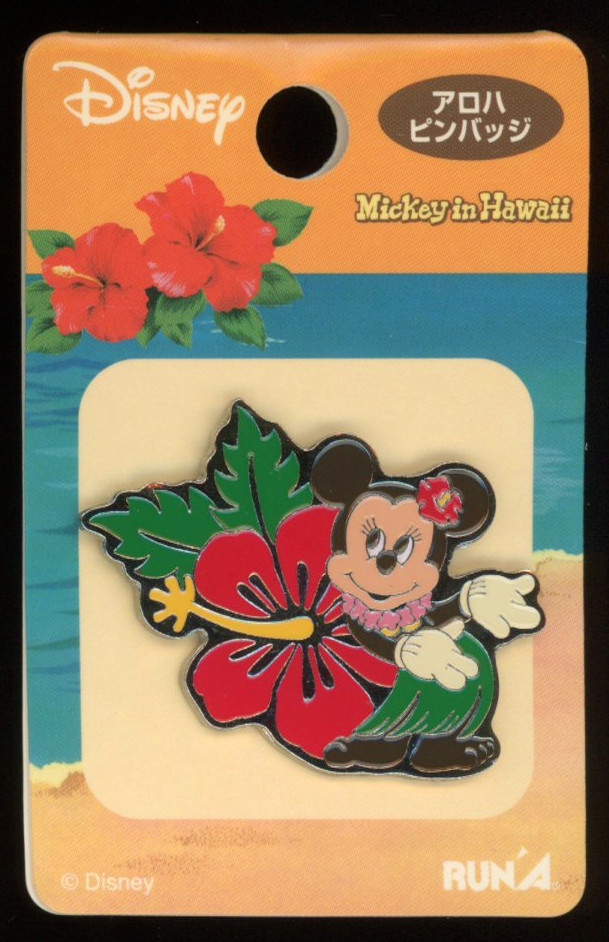 2003 RunA Mickey in Hawaii Minnie Mouse Palm Flower Disney Pin 2003 RunA Mickey in Hawaii Minnie Mouse Palm Flower Disney Pin