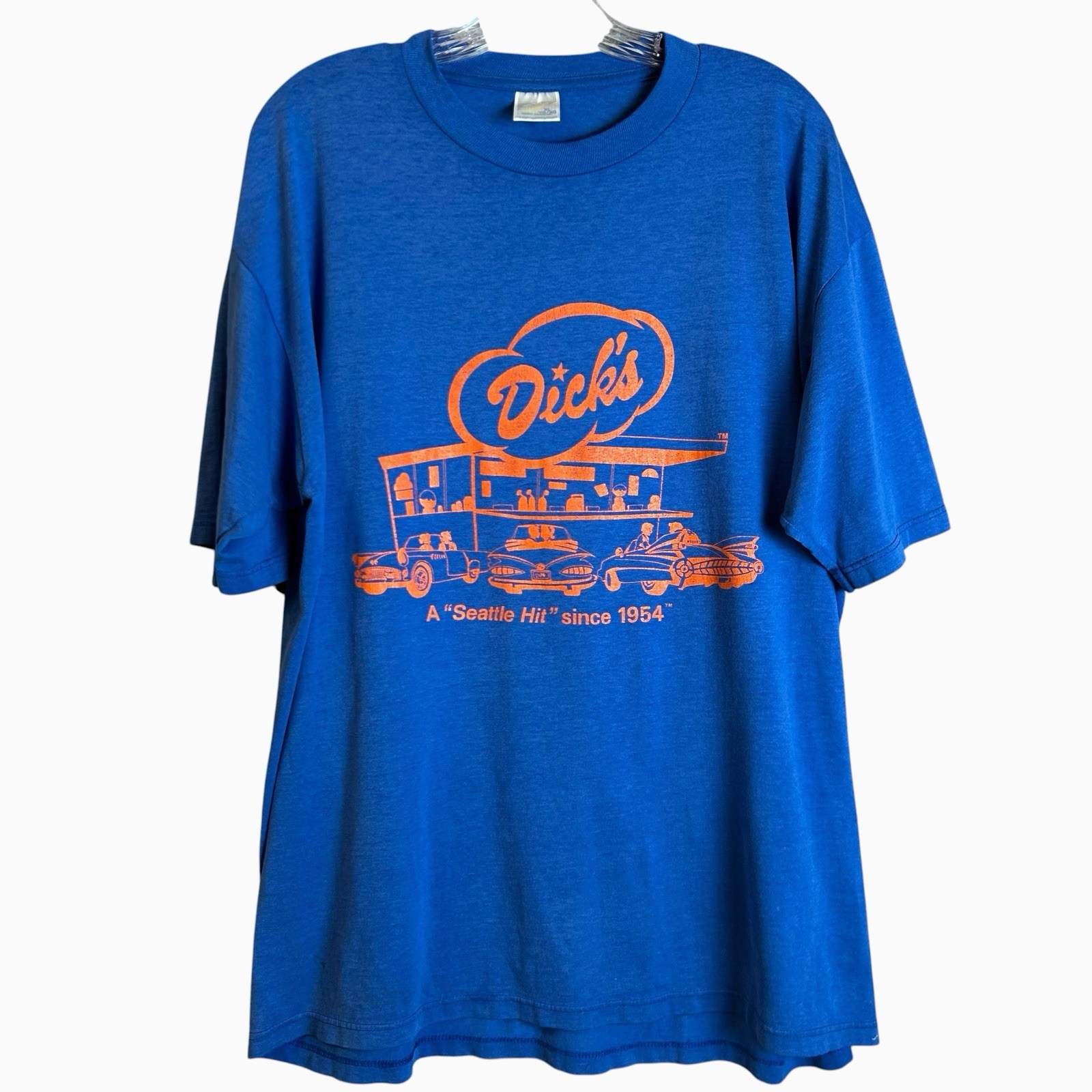 Vintage 80s Seattle Dick’s Drive-in Original T-Shirt XL (Not A Reprint) Jerzees