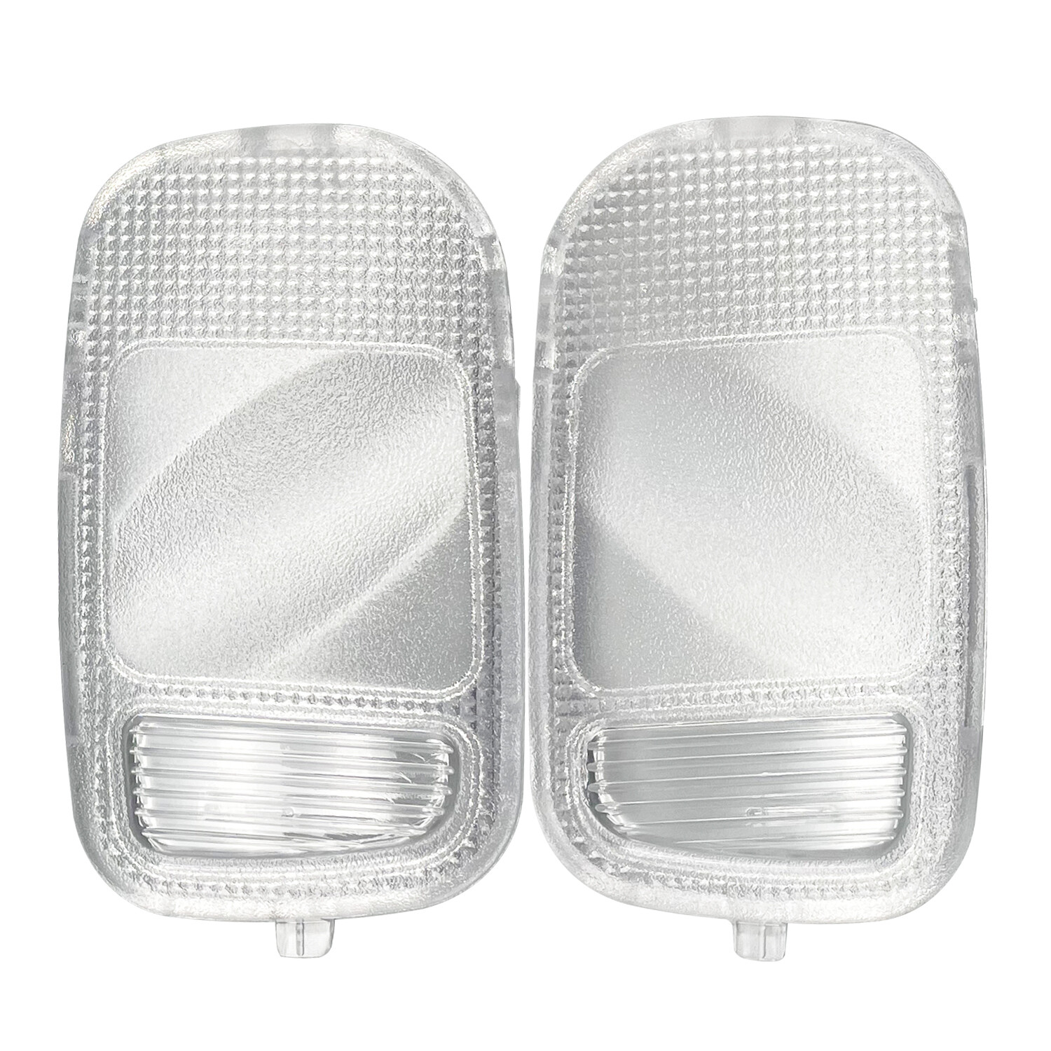 For 2003-2008 Dodge Ram 1500 2500 3500 White Interior Dome Light Cover Kit Clear