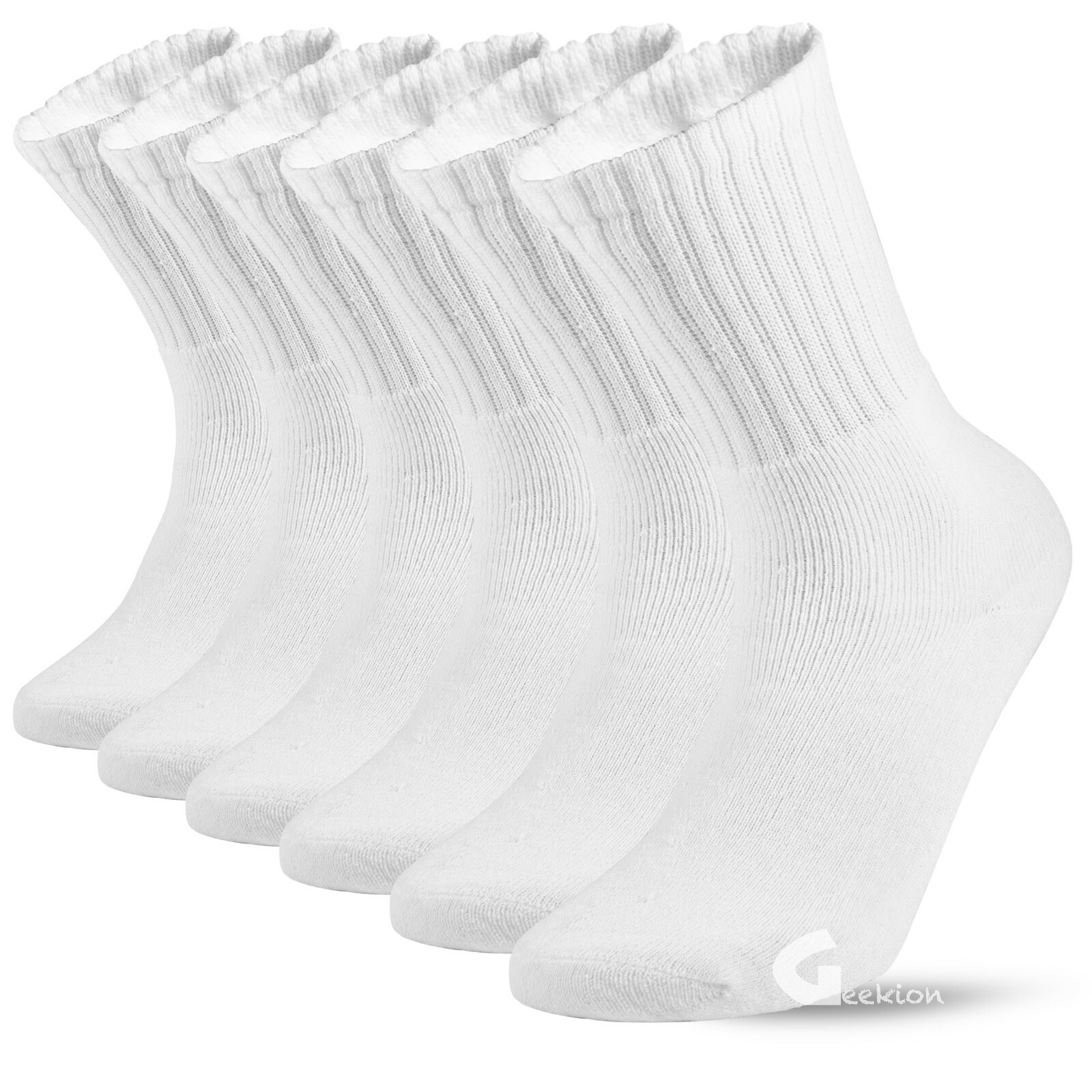 Lot 3-12 Pairs Mens Solid Sports Athletic Work Plain Crew Socks Size 9-11 10-13
