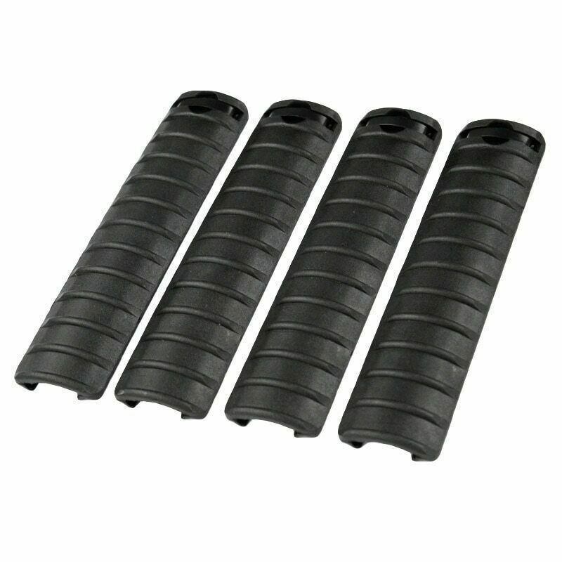 Tactical Picatinny 4pcs/set Rail cover Panel Rail Covers Cover BK