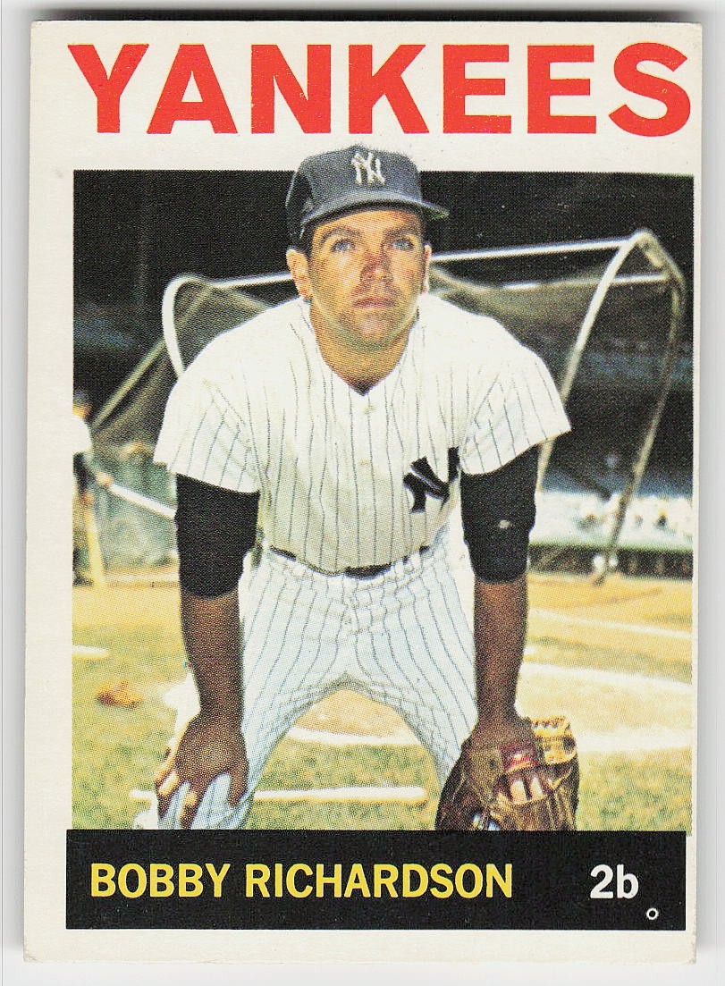 1964 Topps #190 Bobby Richardson BASEBALL New York Yankees