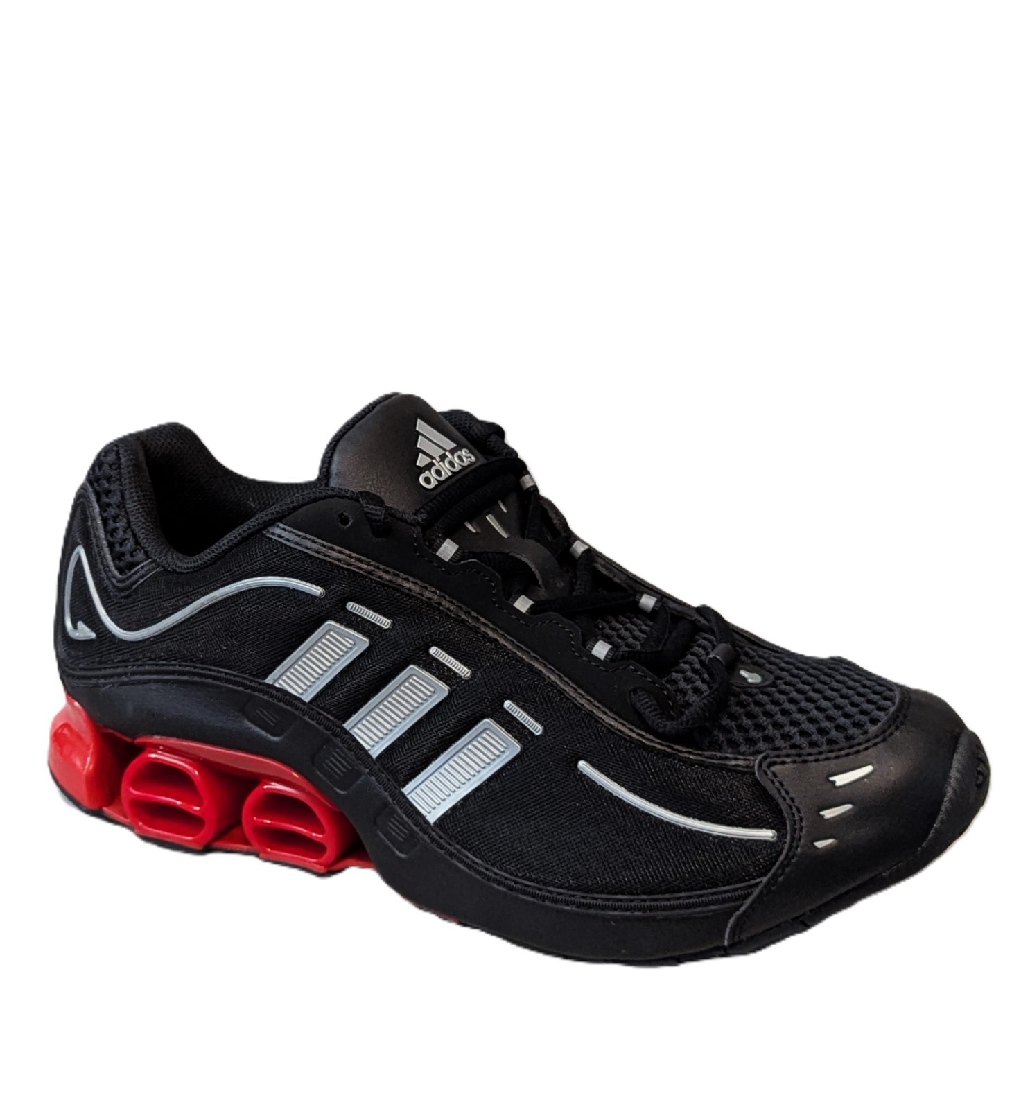 adidas Megaride 01 Running Shoes Mens 11 Black Better Scarlet JH7925