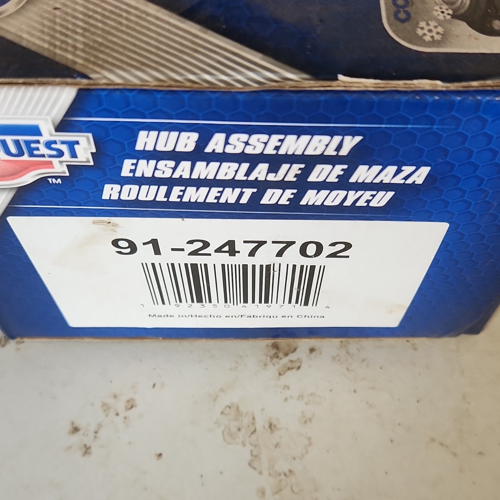 91-247702 Carquest Premium Wheel Bearing and Hub Assembly