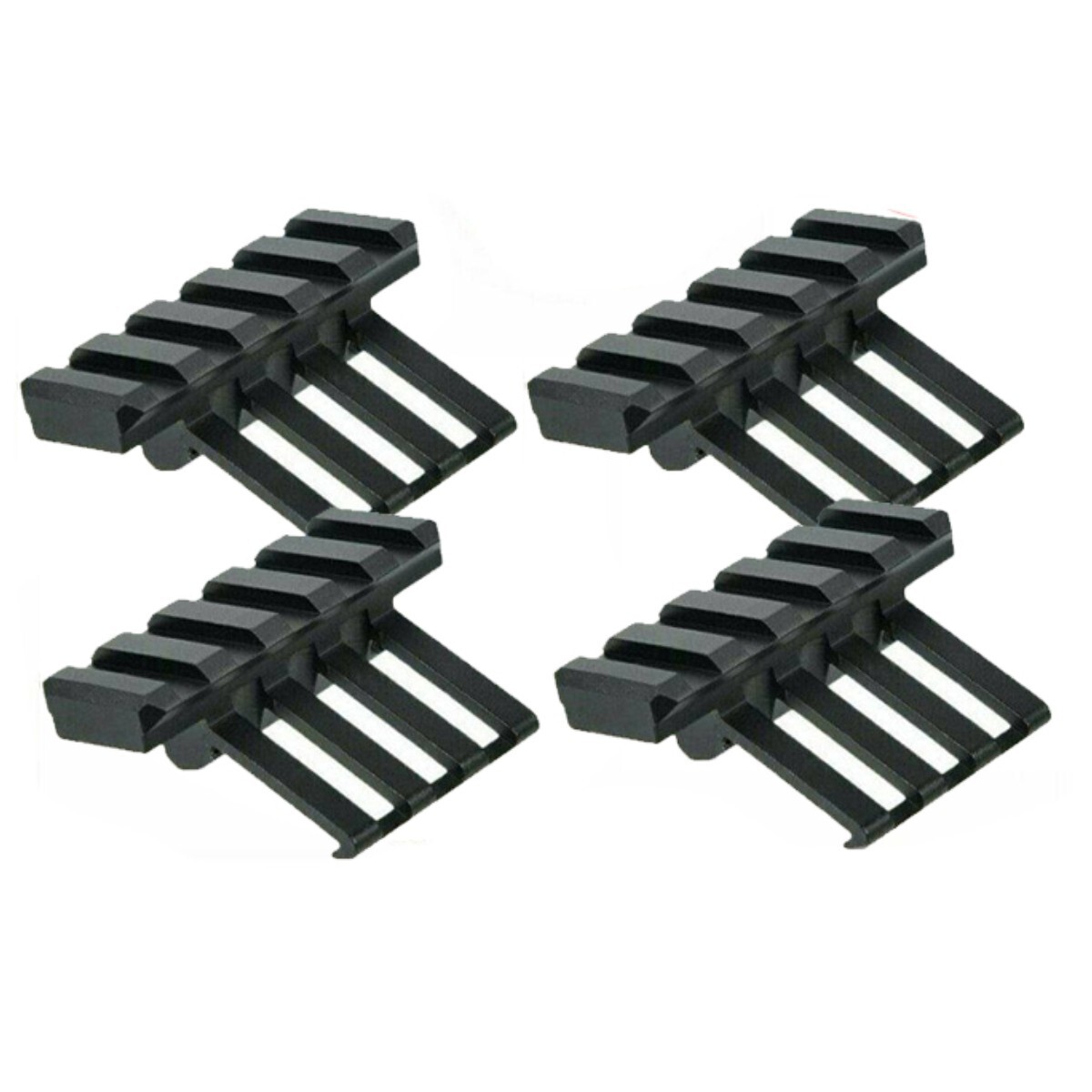 2/4Pcs Low Profile Tactical 45 Degree Offset Angle Mount 20MM Picatinny Rail new