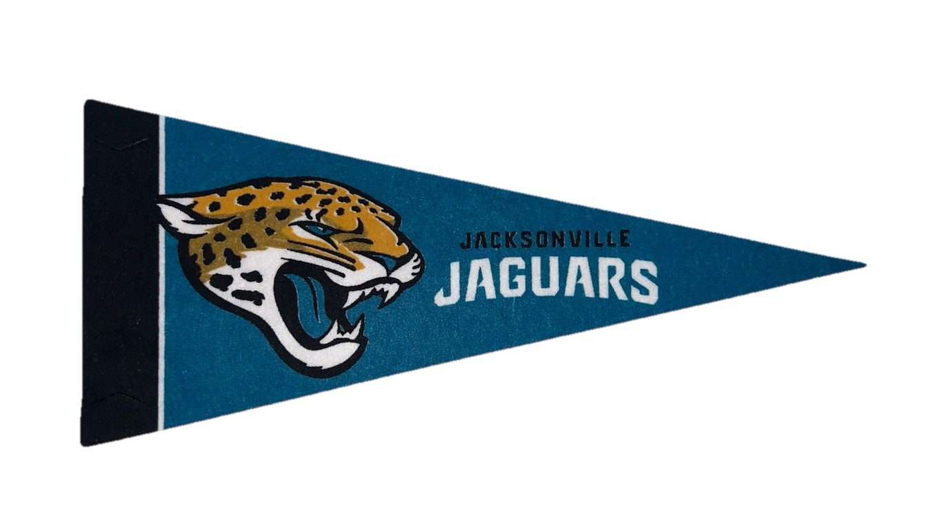 Jacksonville Jaguars Mini Pennant 4”x9\