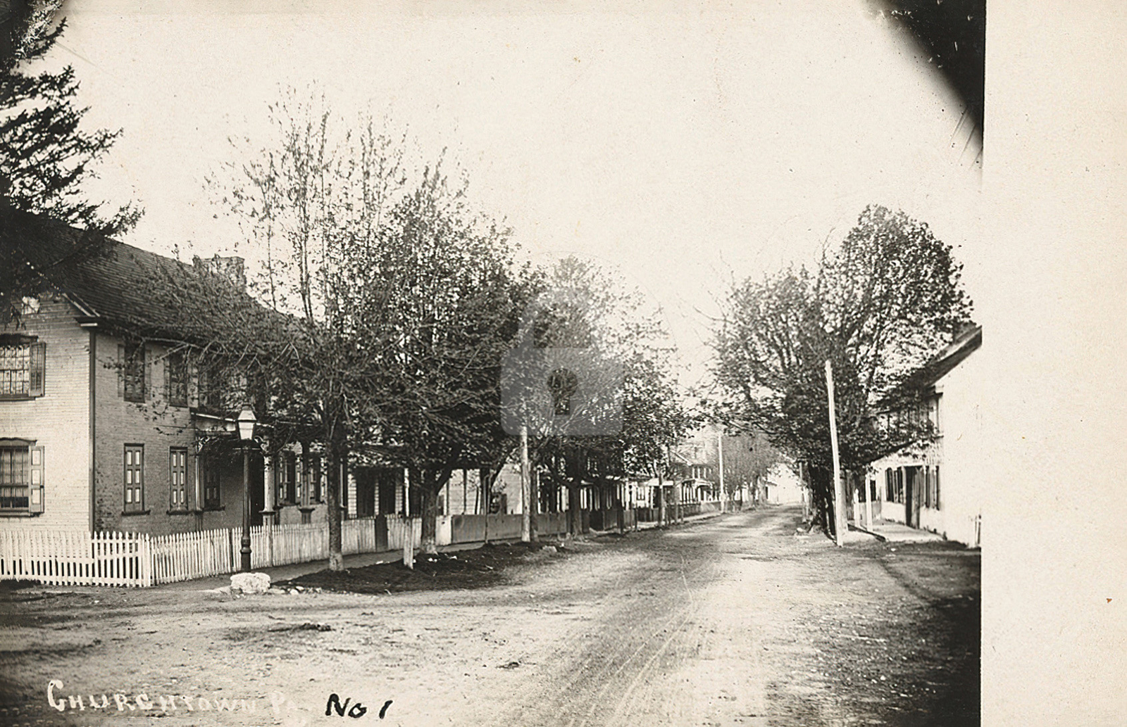 Churchtown, PA 1908 RPPC Photo Postcard Copy