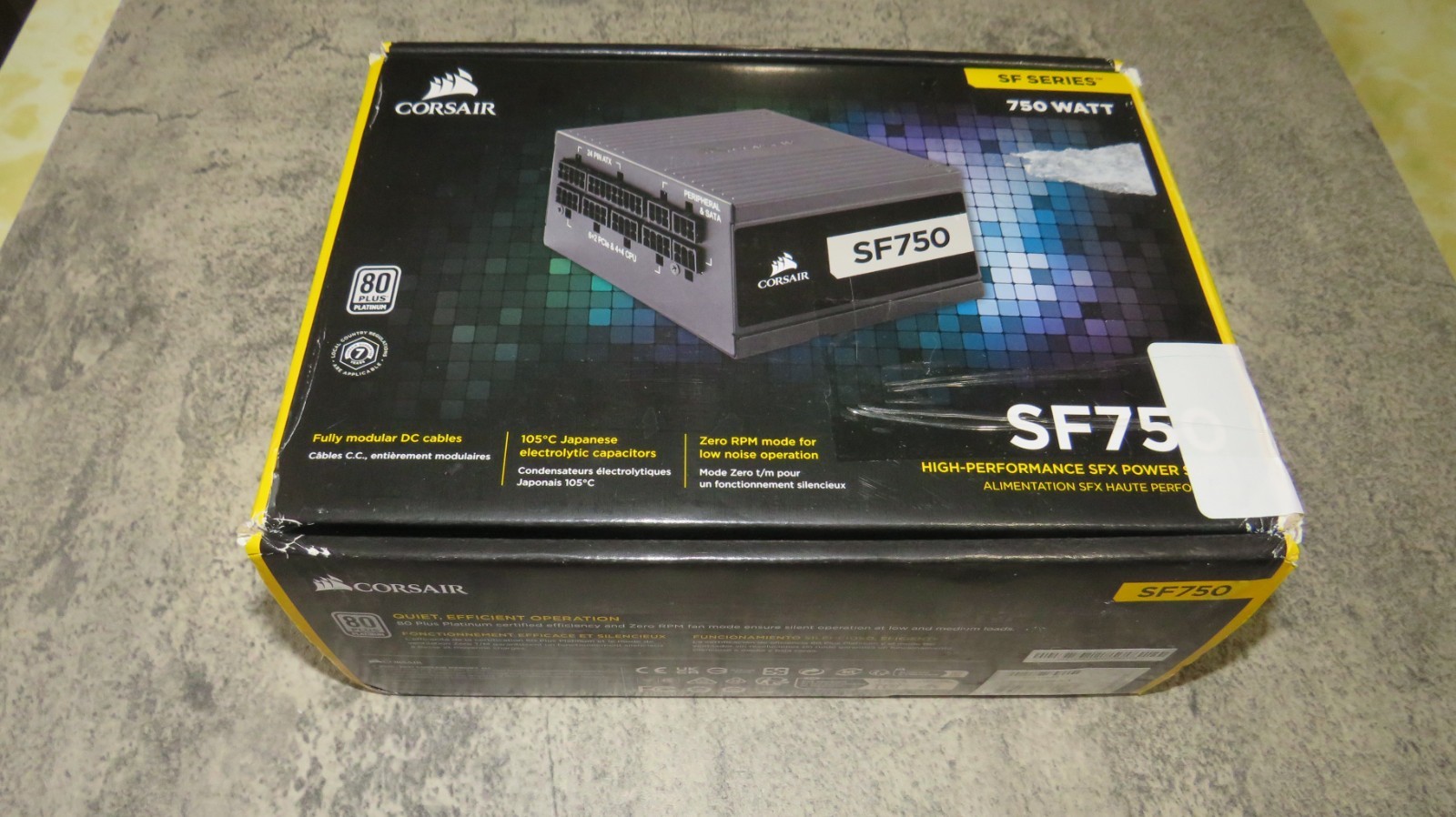 Corsair SF750 750W 80+ Platinum Fully Modular SFX PSU CP-9020186-NA