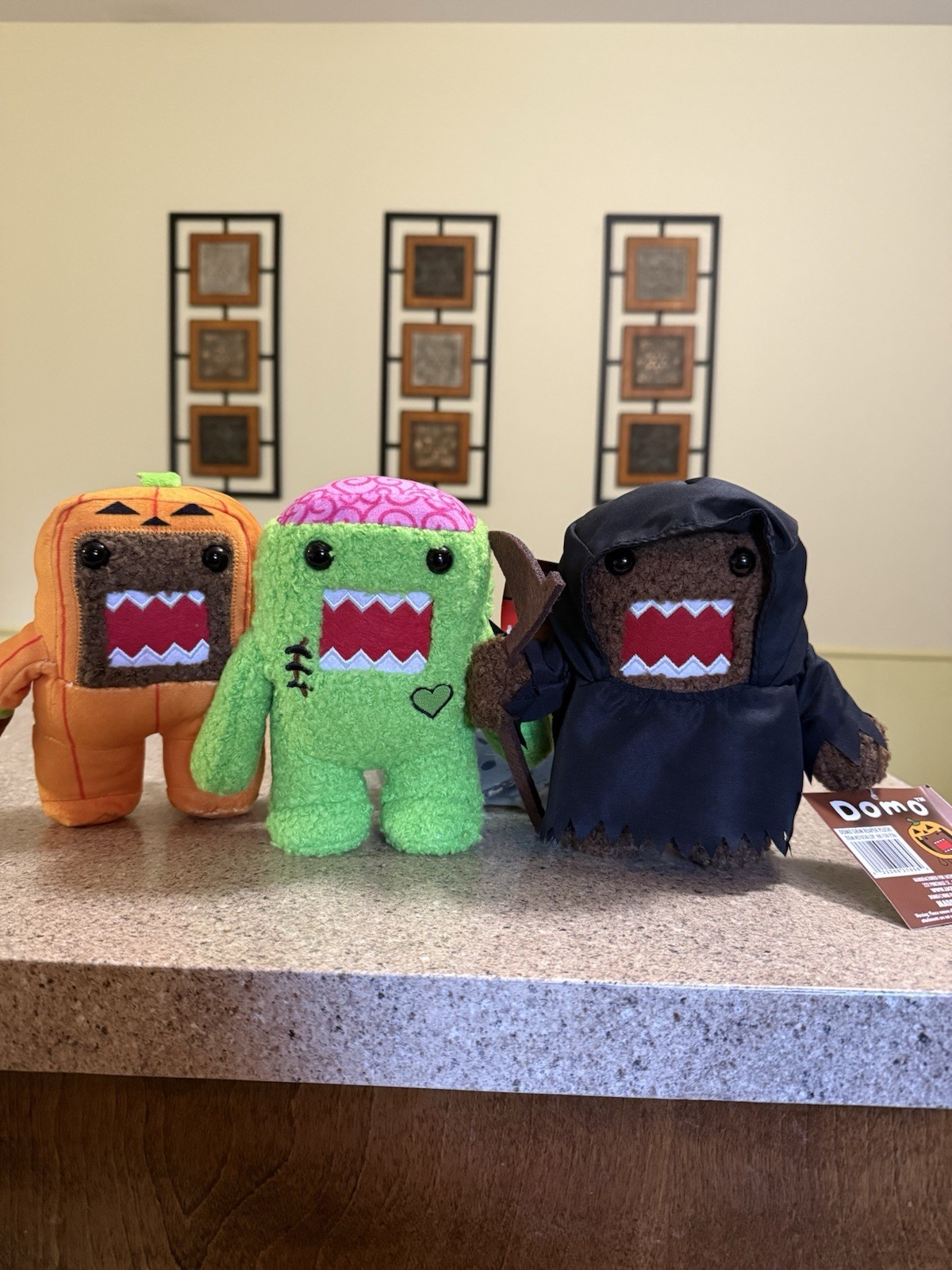 DOMO Domo-Kun 2026 Target Halloween Costume Plushies Set Of 3 Plush NWT