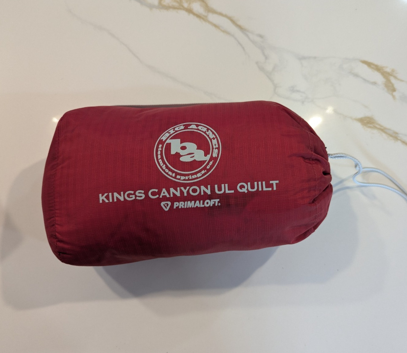 Big Agnes Kings Canyon UL Quilt Blanket 80x60 Synthetic Yellow/Red Stuff Sack Big Agnes Kings Canyon UL Quilt Blanket 80x60 Synthetic Yellow/Red Stuff Sack