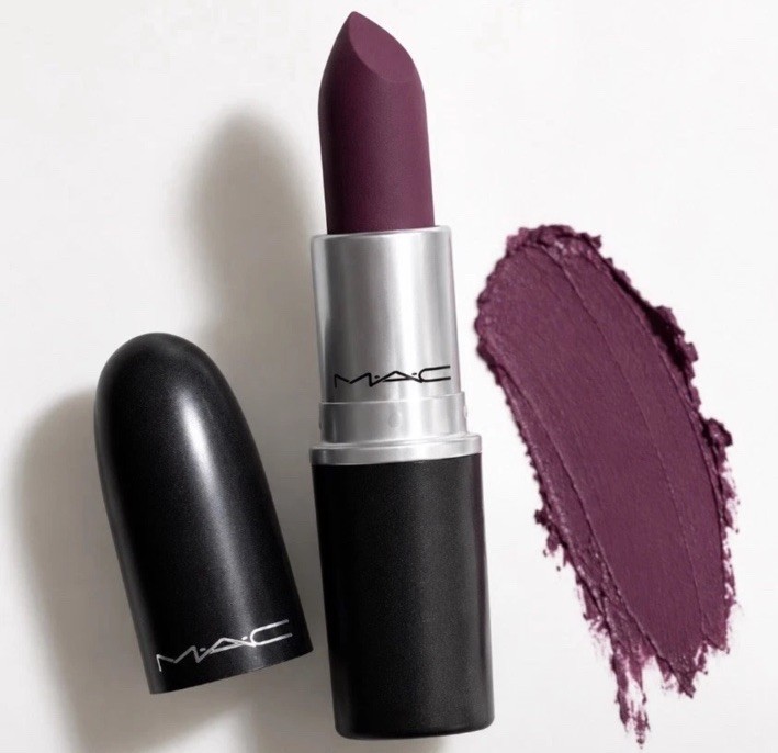 MAC Matte Lipstick SMOKED PURPLE 614 New In Box 