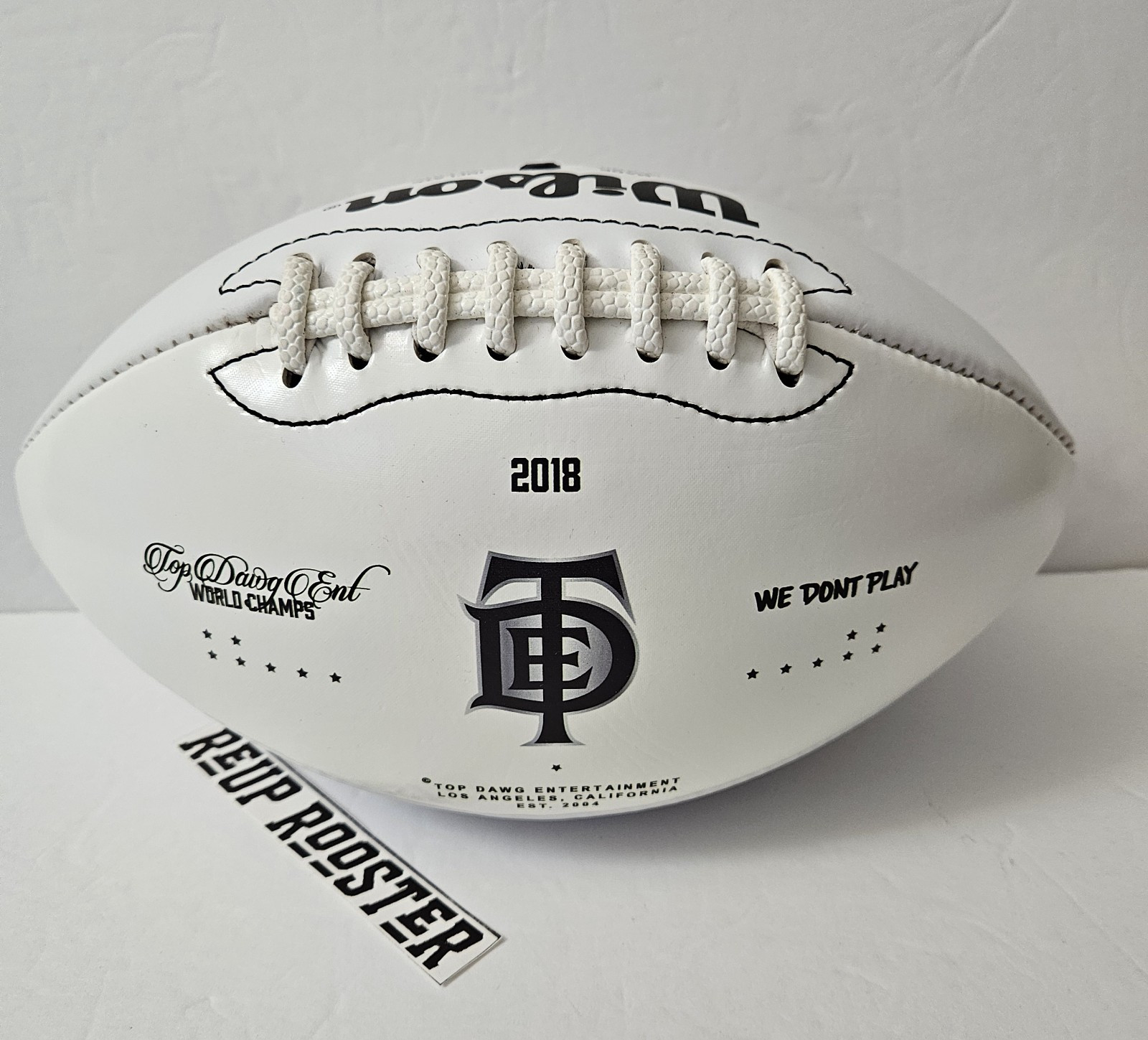 Kendrick Lamar TDE Championship Tour 2018 Wilson Football Official TDE Merch SZA
