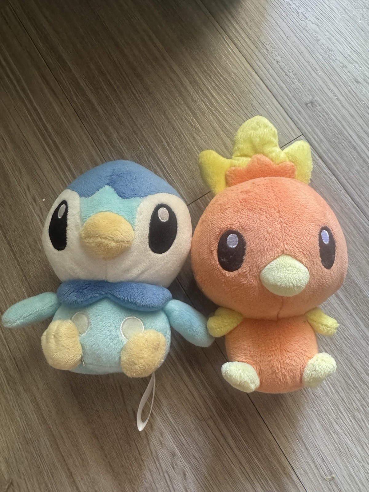 2006 Pokémon Center Plush Piplup Plush Pokemon & Torchic 2005 Banpresto 2006 Pokémon Center Plush Piplup Plush Pokemon & Torchic 2005 Banpresto