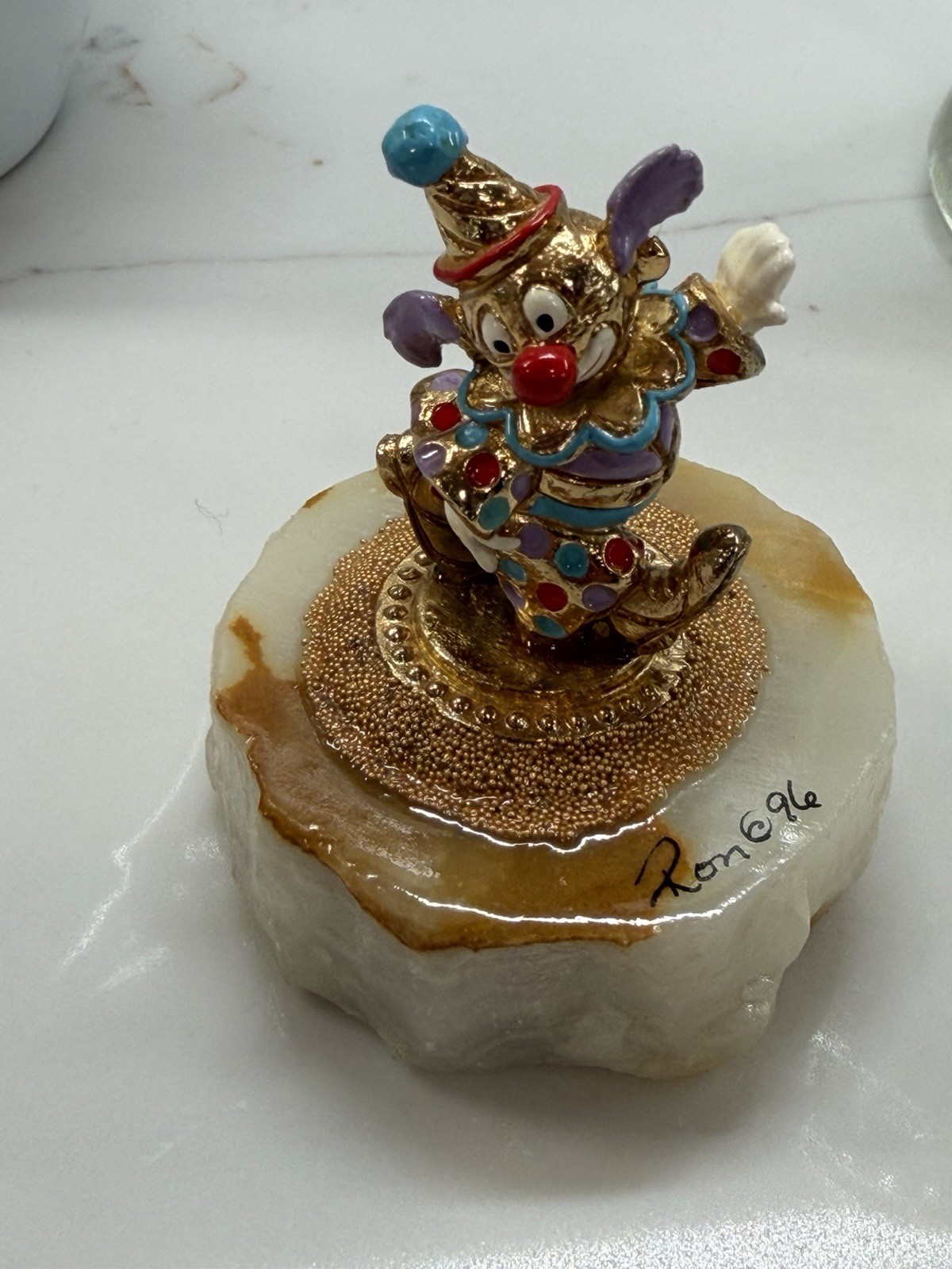 VTG Ron Lee Clown “High -Five”L-339 Signed Figurine.Low # 41/2500. Onyx 24K VTG Ron Lee Clown “High -Five”L-339 Signed Figurine.Low # 41/2500. Onyx 24K