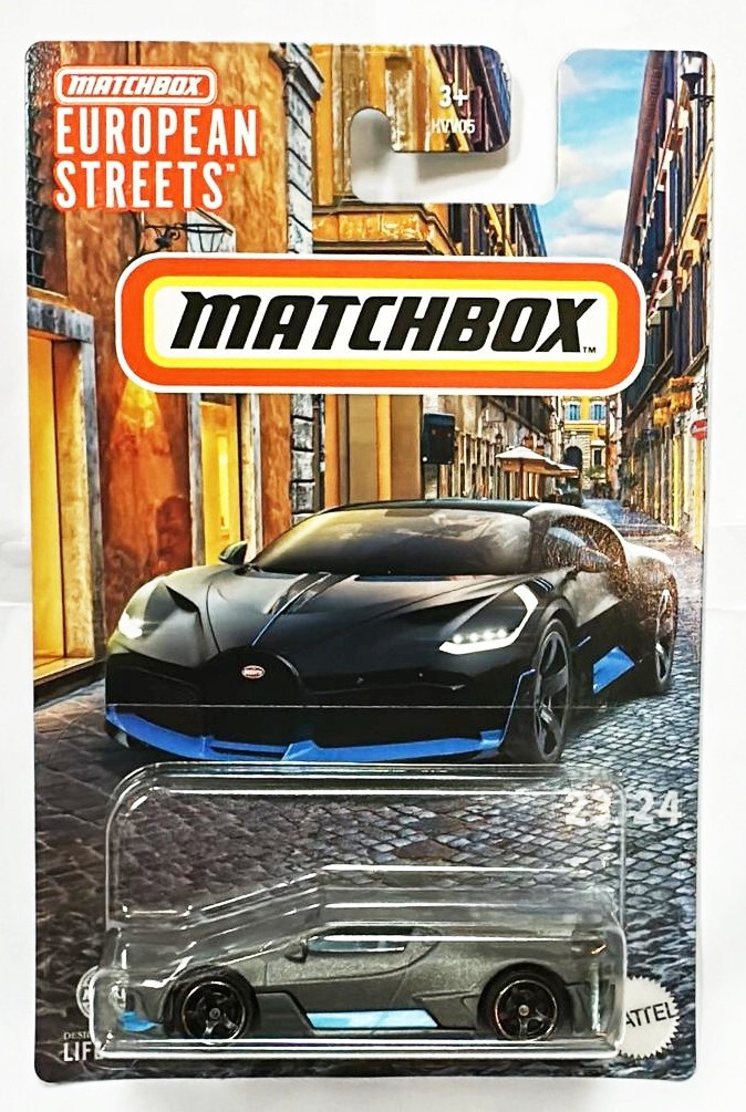 Mattel - Matchbox Toy Metal Vehicles -2018 BUGATTI DIVO [European Streets] HVV44