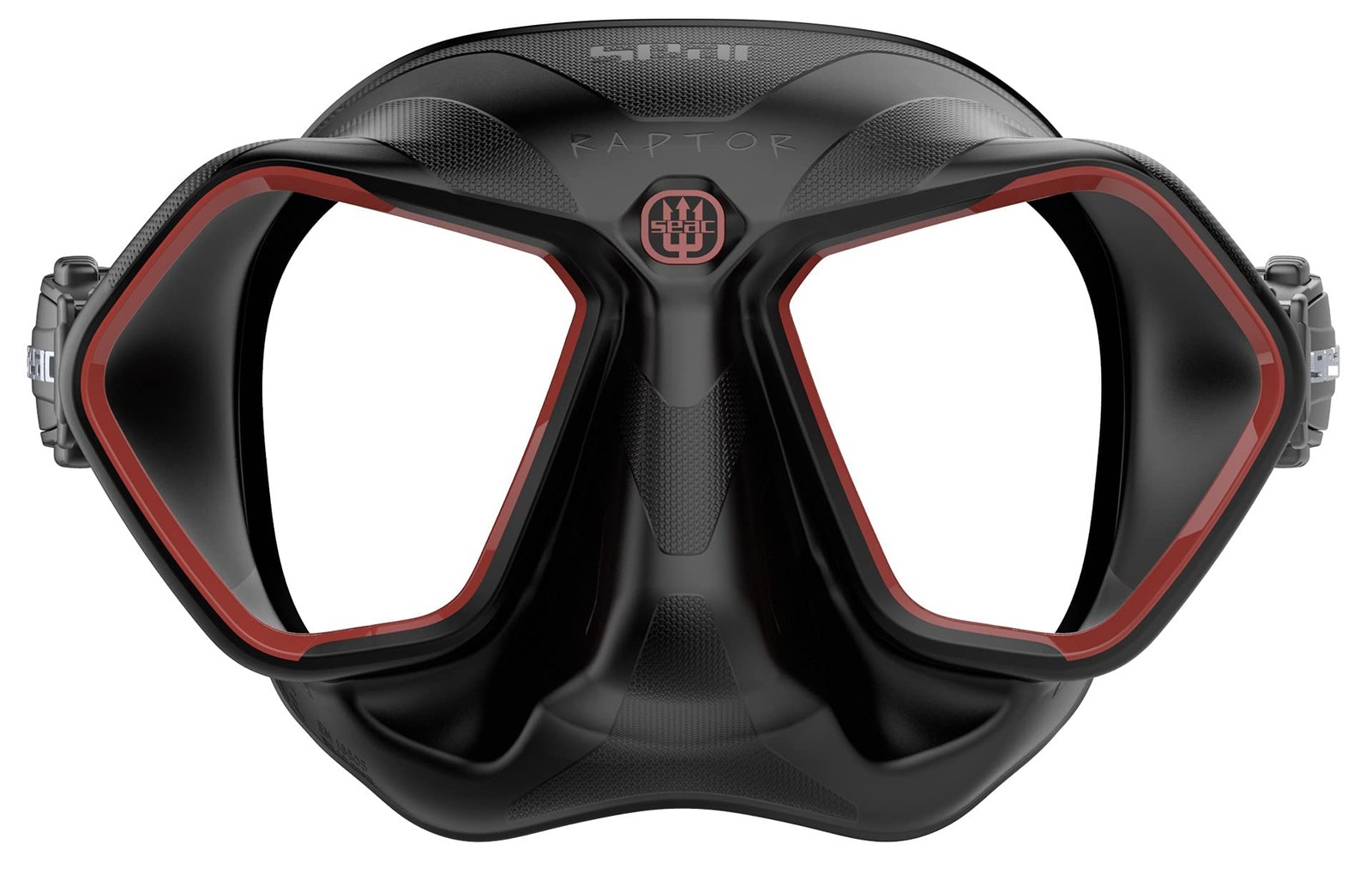 SEAC Raptor Dive Mask Spearfishing & Freediving, Red SEAC Raptor Dive Mask Spearfishing & Freediving, Red