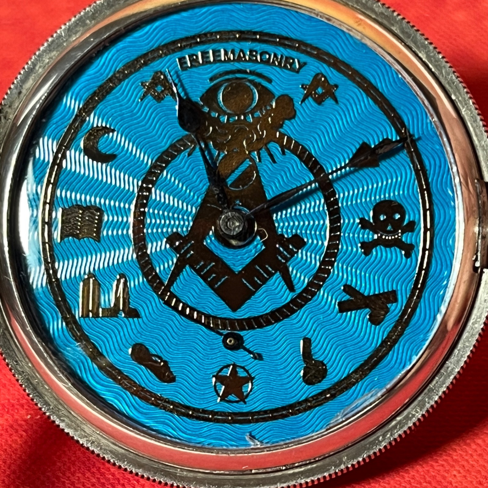 Rare Vintage Masonic 1925 Rolex Lever Pocket Watch Sterling Silver Dennison Case Rare Vintage Masonic 1925 Rolex Lever Pocket Watch Sterling Silver Dennison Case