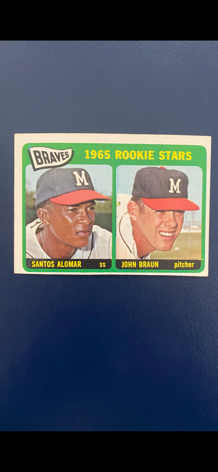 1965 Topps - Rookie Stars Sandy Alomar, John Braun #82 (RC)  O/C  EXMT