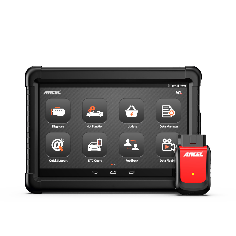 ANCEL X6 Bluetooth OBD2 Scanner Transmission Diagnostic Tool 10\'\' Unlock Tablet