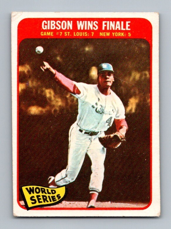 1965 Topps Set-Break #138 Bob Gibson VG-VGEX *JAYSACE*