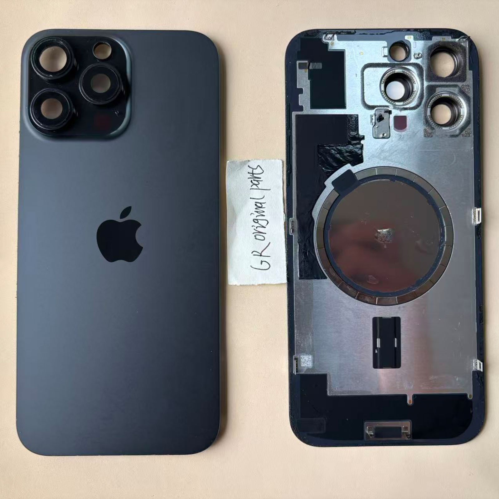 Original Pulled OEM iPhone 16 Pro Max Back Glass Replacement Grade A Black Original Pulled OEM iPhone 16 Pro Max Back Glass Replacement Grade A Black
