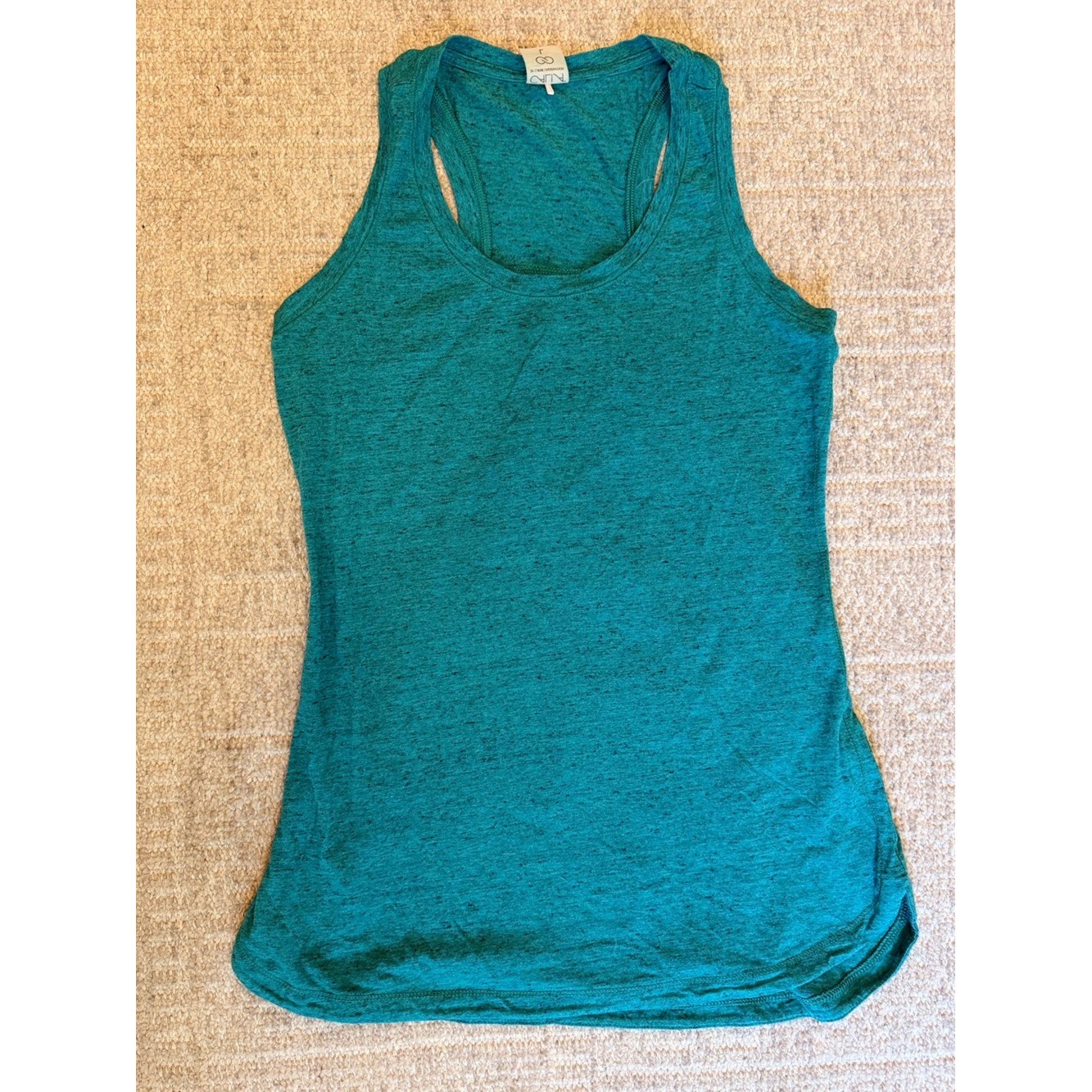 EUC CALIA by Carrie Underwood women\'s performance Teal Heather tank size large