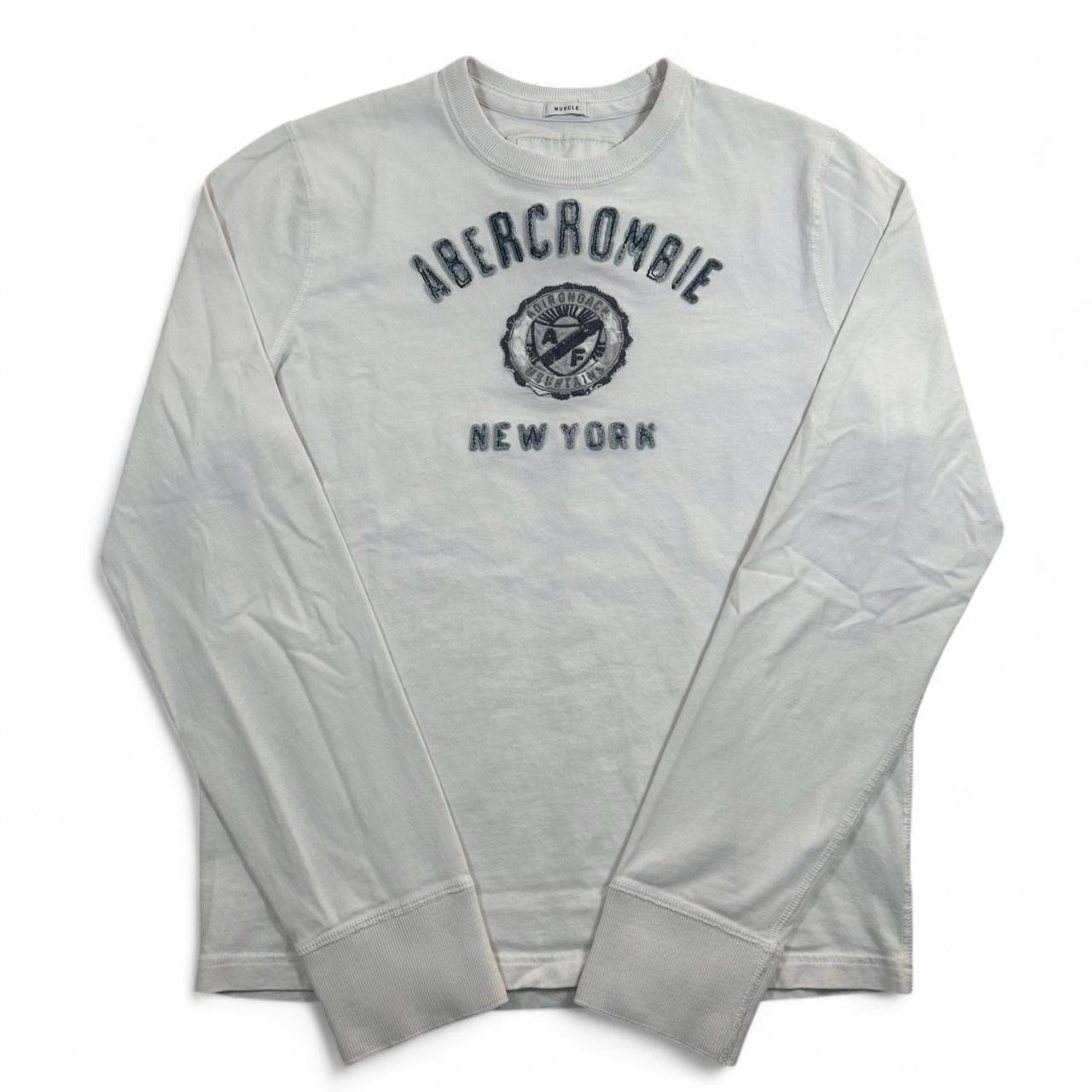 Vintage y2k Abercrombie & Fitch Long Sleeve Muscle Shirt New York Size Large