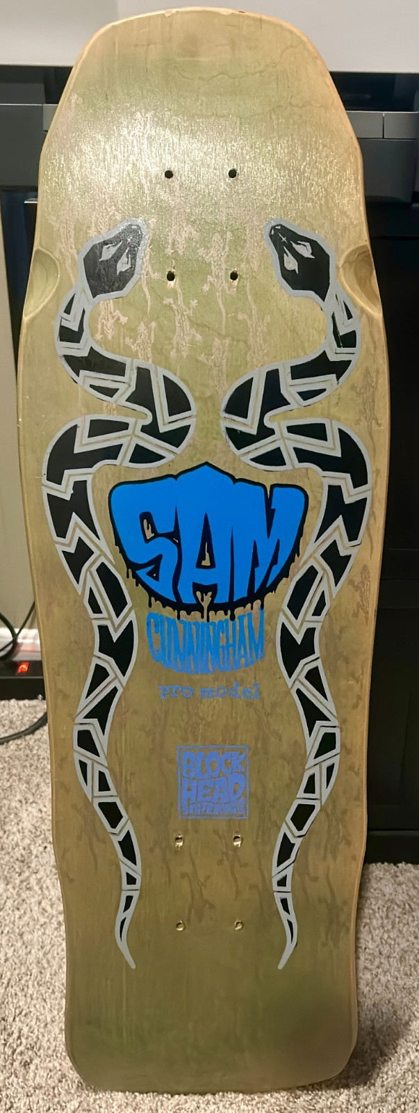 RARE NOS 1980s Blockhead Sam Cunningham 