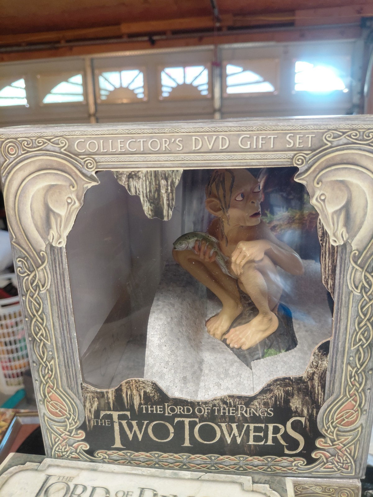 Lord of the Rings Two Towers DVD 5 disc Collectors Boxset Gollum statue sealed Lord of the Rings Two Towers DVD 5 disc Collectors Boxset Gollum statue sealed