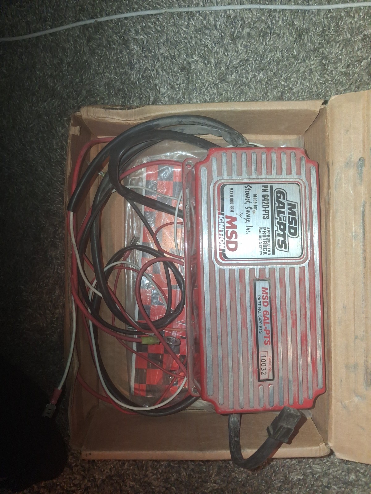 MSD ignition kit 6AL-PTS 6420-PTS (made for Stewart, Savage, Inc) NEW