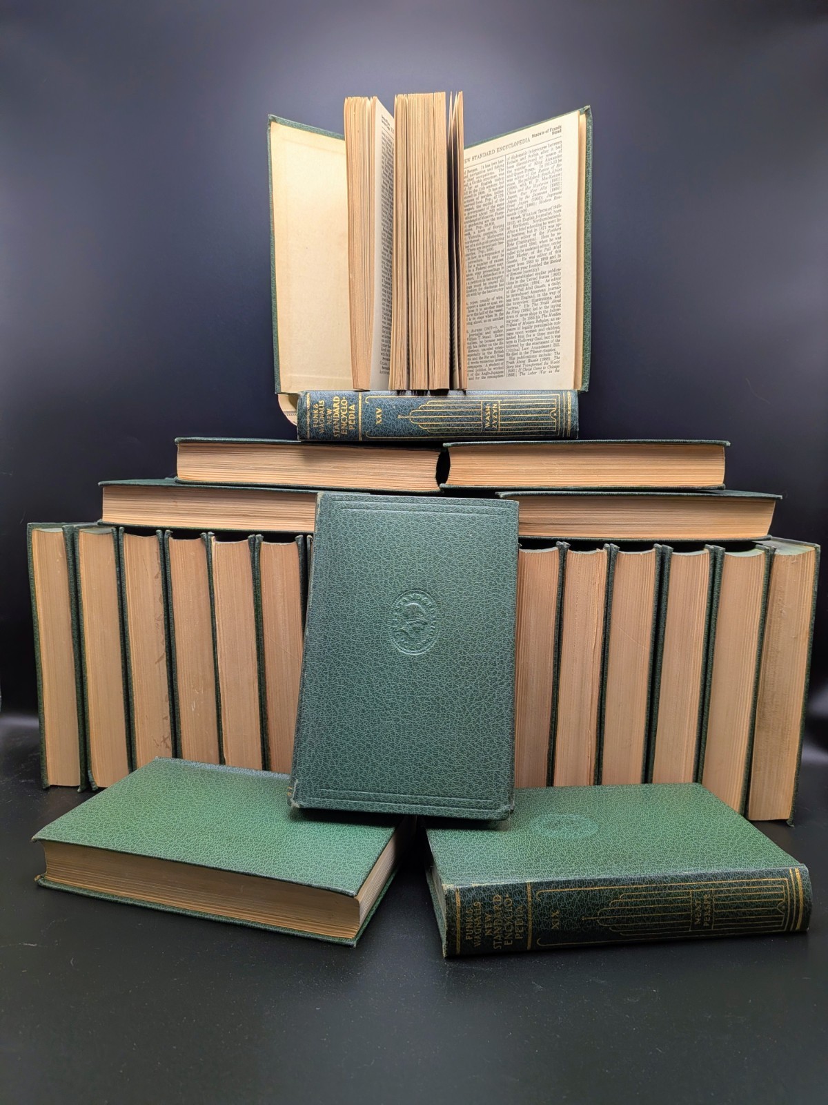 Vintage 1931 Funk & Wagnalls New Standard Encyclopedia 25 Vols Complete Set