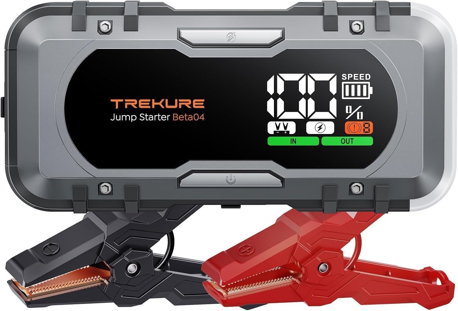 8000A Car Battery Jump Starter, Battery Jumper Starter Portable 27000mAh 65W