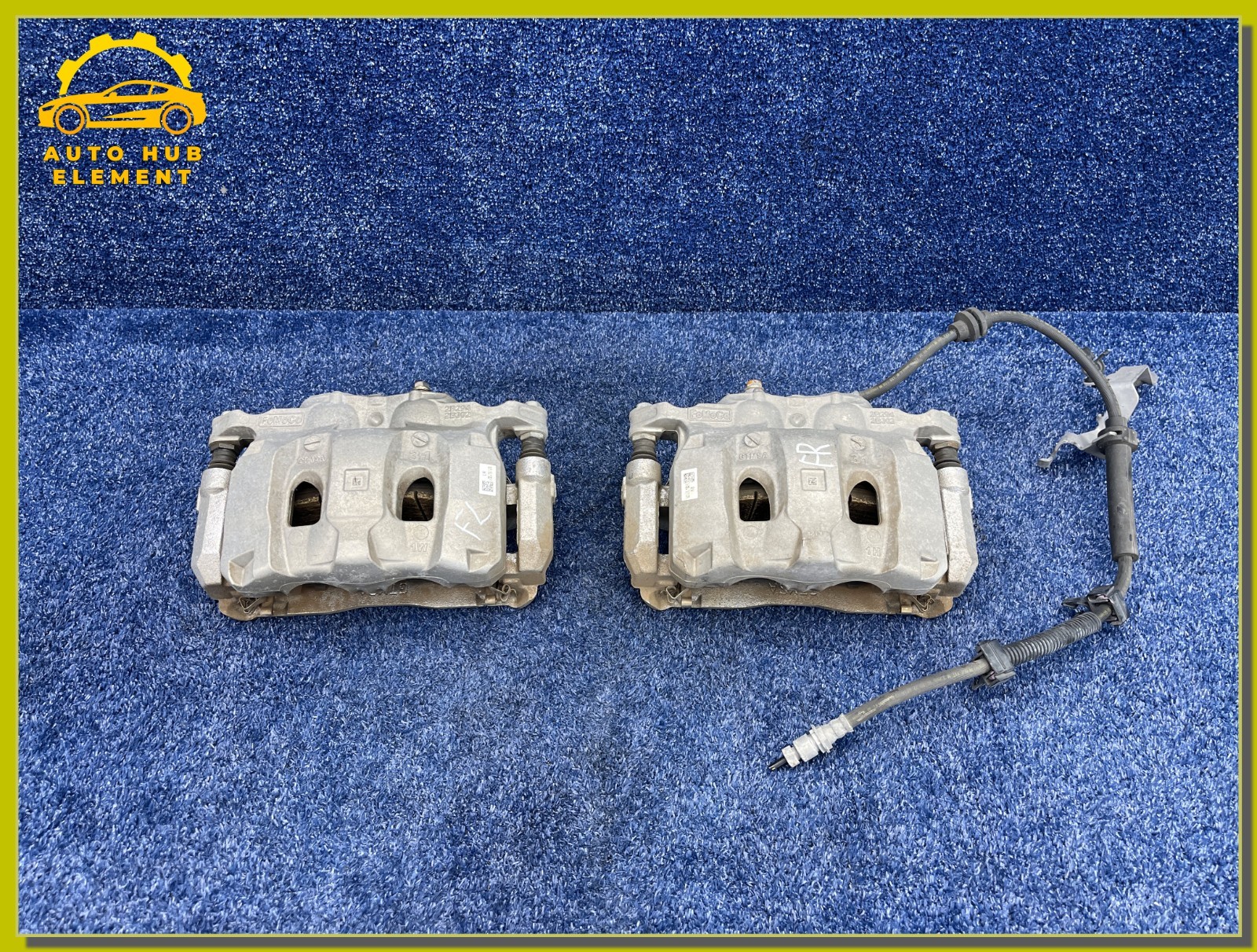 2020-2024 Lincoln Aviator Front Brake Calipers Set Pair LH RH L1MC-2011-HE OEM