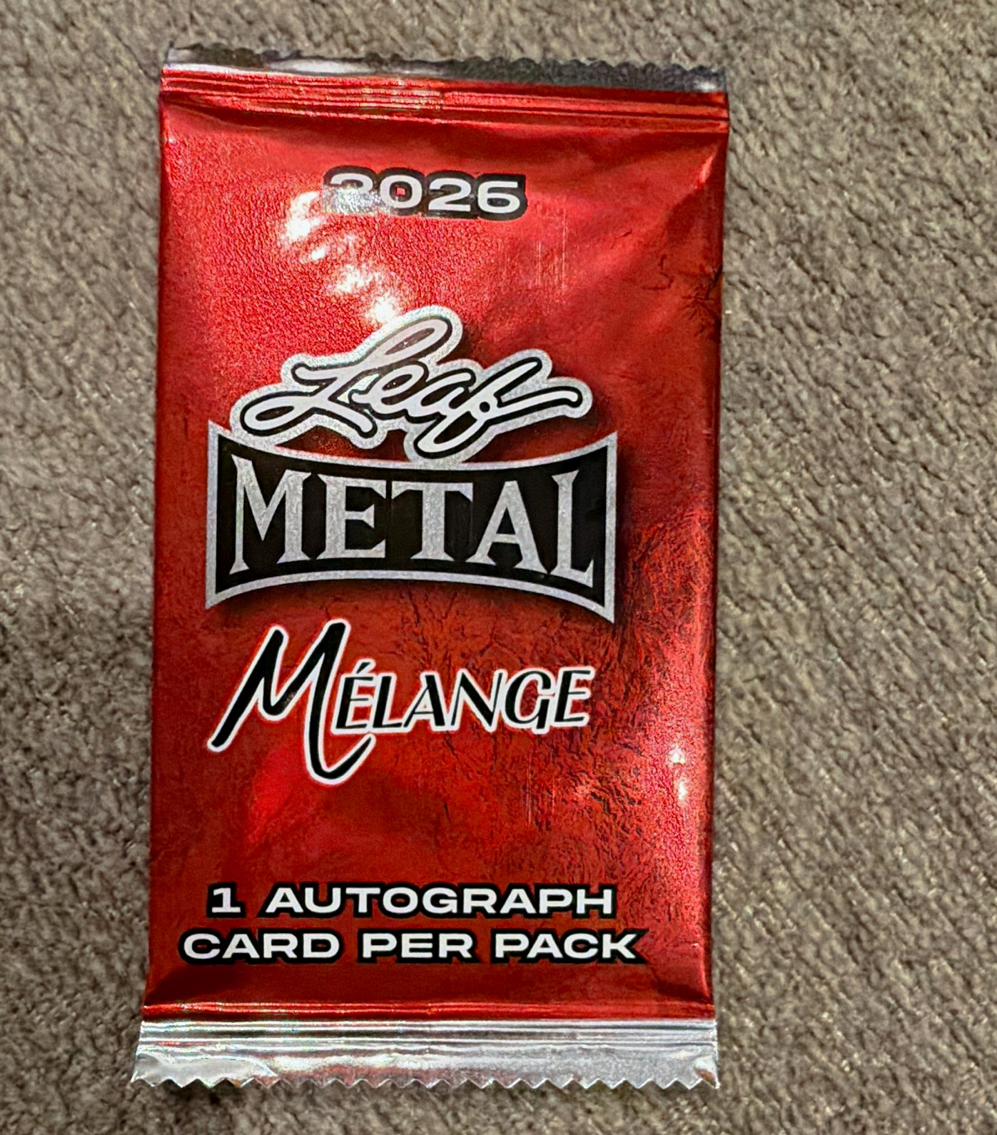 Leaf 2026 Metal Melange Sealed Pack 1 Autograph Sports Trading Card