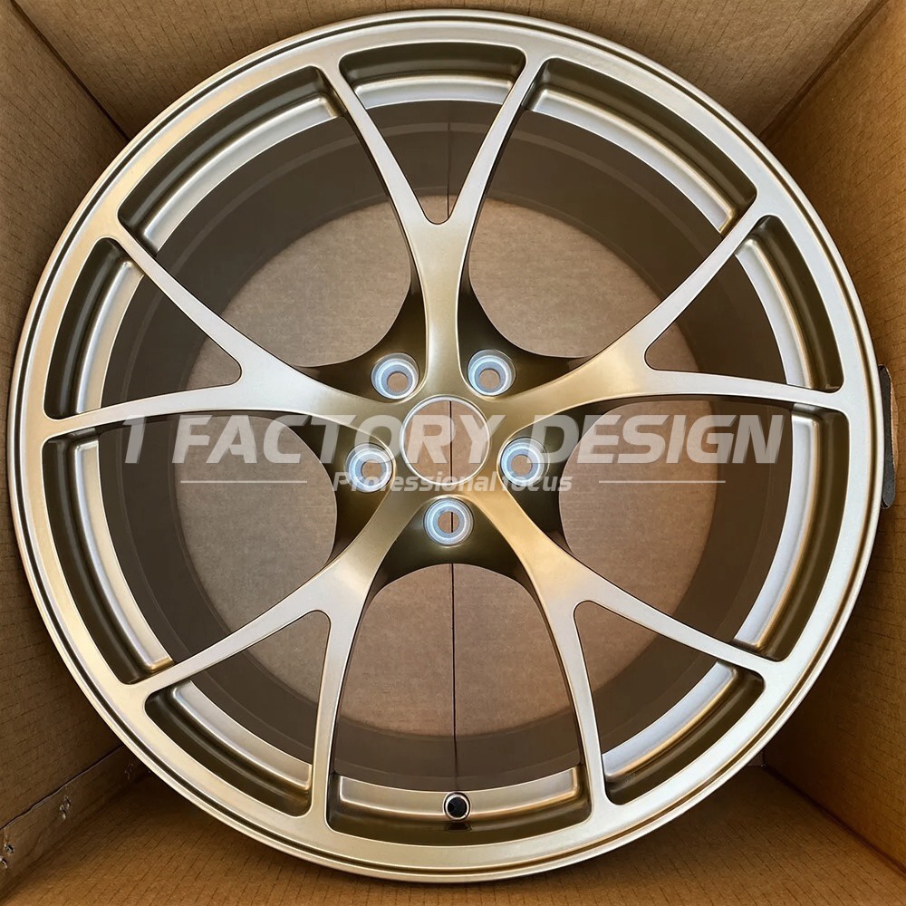1PC CUSTOM STAGGERED FORGED BRONZE GOLD WHEELS RIMS FOR ALFA ROMEO GIULIA QV 