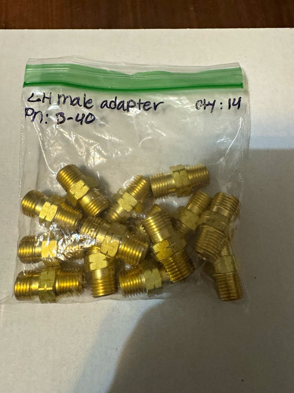 Western Enterprise Brass LH Male Adapter Fitting Western Enterprise Brass LH Male Adapter Fitting