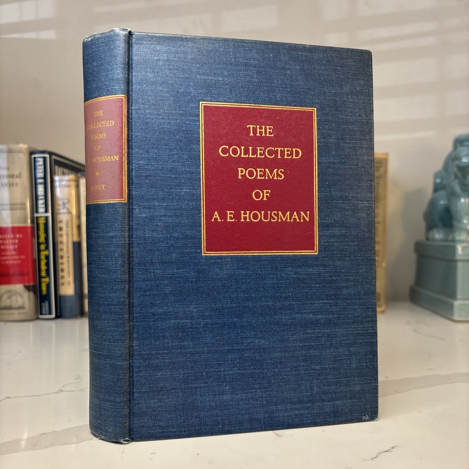 1942 - A. E. Housman THE COLLECTED POEMS OF A. E. HOUSMAN Bob Thomas Ex Libris 1942 - A. E. Housman THE COLLECTED POEMS OF A. E. HOUSMAN Bob Thomas Ex Libris