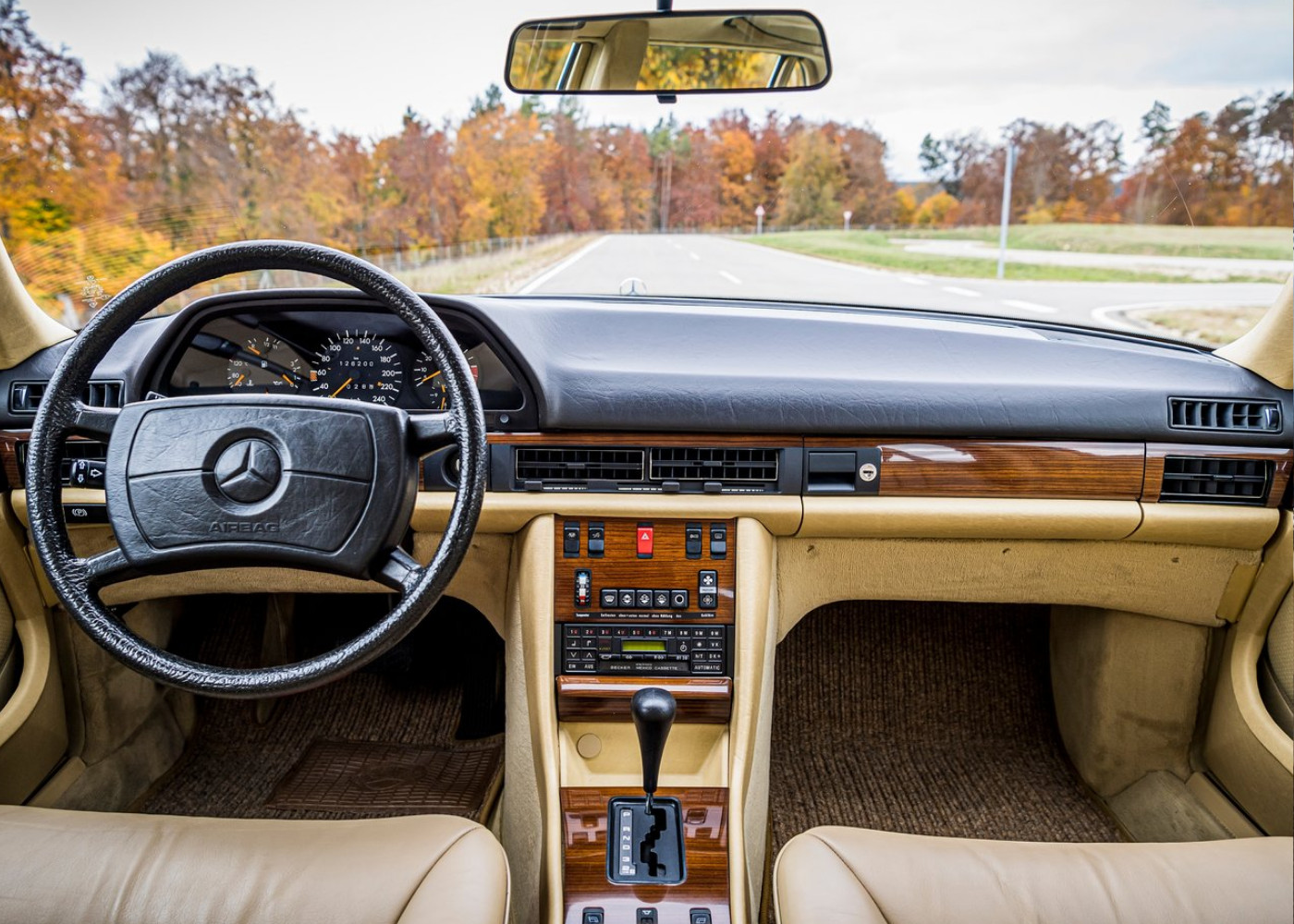 Wood Look Dash Trim Kit for Mercedes Benz W126 1980-1985 280 SE Wood Look Dash Trim Kit for Mercedes Benz W126 1980-1985 280 SE