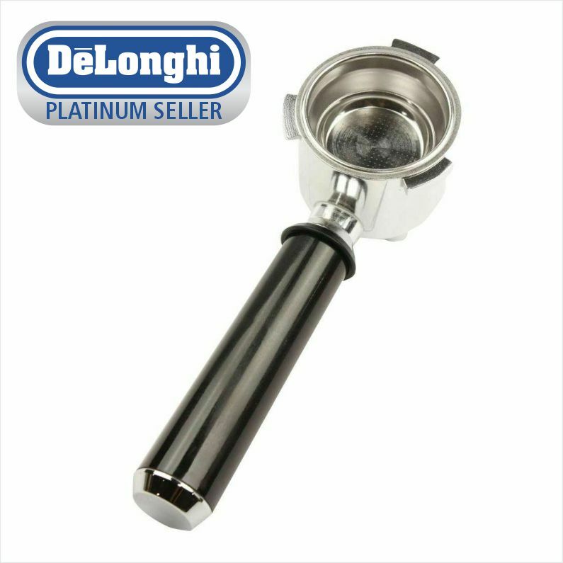 DeLonghi 5513200369 Filter Holder Sump ec680 ec685 genuine coffee handle FREE SH