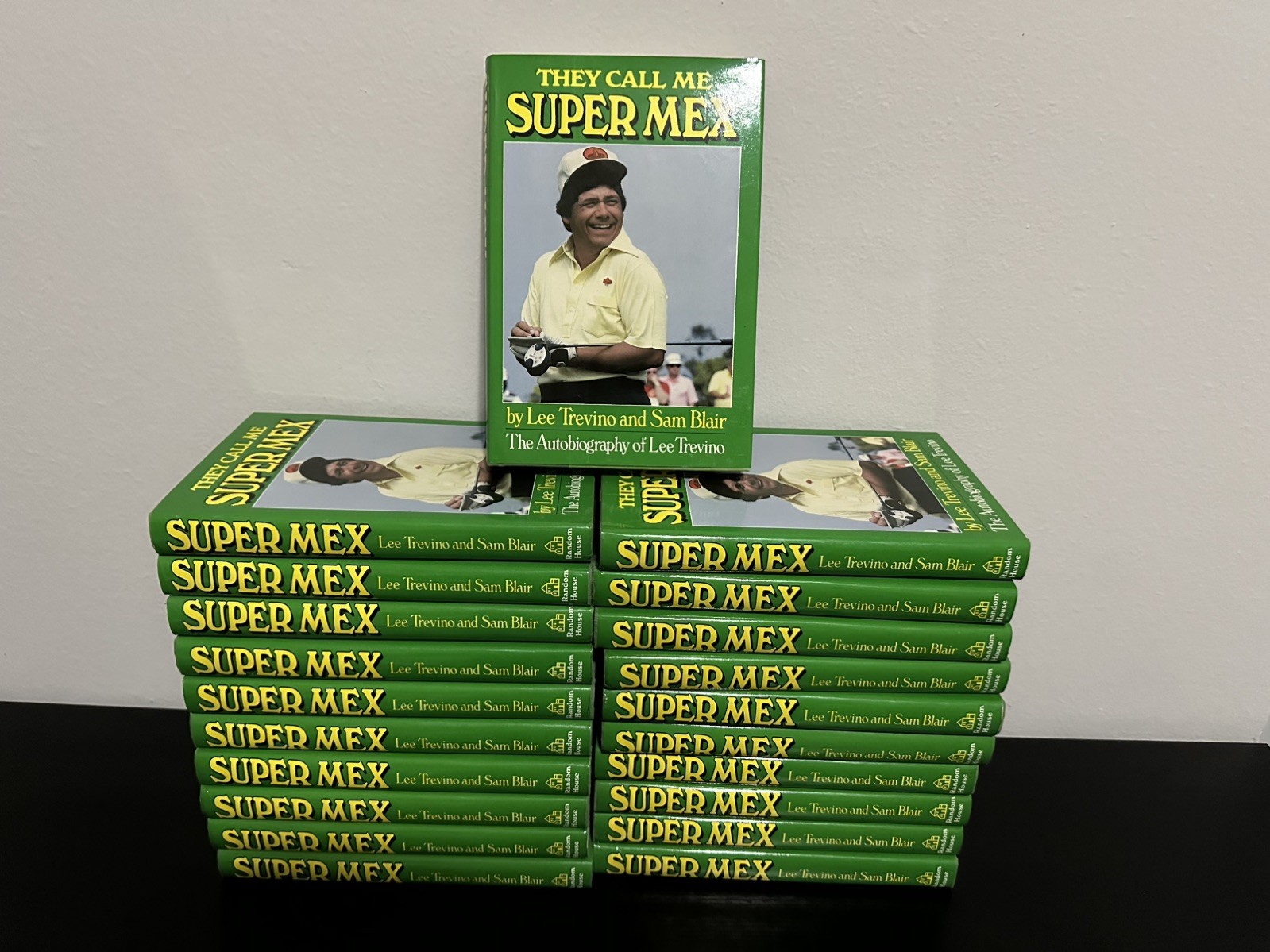 Lee Trevino Autographed They Call Me Super Mex Book 1st edition Hardcover Signed